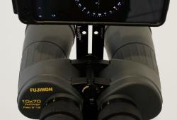 Fujinon FMTR-SX 10x70 binoculars and Galaxy XCover Pro