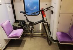 Inside 'Nomade' train from Caen to Paris