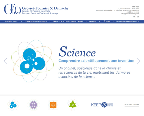 Image Grosset Fournier & Demachy / Page d'accueil