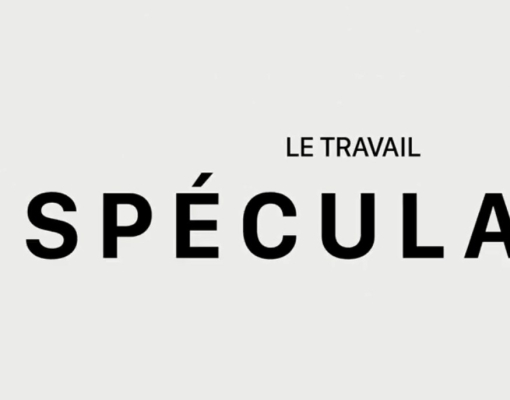 Qu'est-ce que le travail spéculatif ?